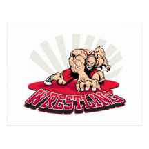 Wrestling! Postkarten