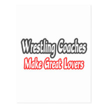 Wrestling trainiert… Liebhaber Postkarte