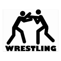 Wrestlingikone Postkarten