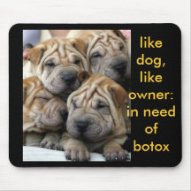 Wrinkly Hündchen Mousepads