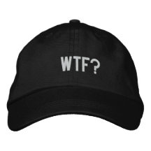WTF? BESTICKTE BASEBALLMÜTZEN