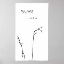 Wu Wei Posterdruck