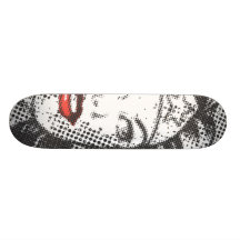 Wunder-Frauen-Rot-Lippen Personalisierte Skateboarddecks