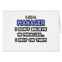 Wunder und Manager Karten