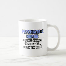 Wunder und psychiatrische Krankenschwestern Kaffeetassen
