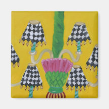 Wunderlicher Distel-Leuchter-Magnet Magnete