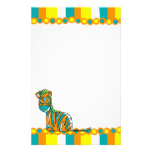 Wunderlicher Zebra Bedrucktes Büropapier