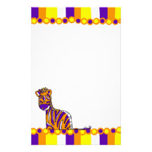 Wunderlicher Zebra Personalisierte Druckpapiere