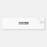 Wunschkind - schwarz autosticker