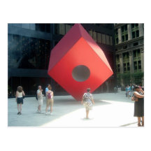 WÜRFEL BEI 140 BROADWAY POSTKARTE