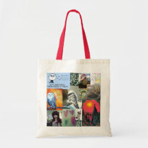 Würfel-Collagen-Tasche