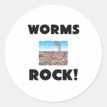 Wurm-Felsen Stickers