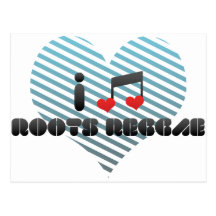 Wurzel-Reggaefan Postkarten