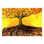 Wurzeln Liebe-romantischen Baum-Hochzeit UAWG Personalisierte Ankündigungskarten