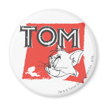 Wütende Katze Toms und Jerry magnete