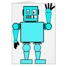 wütender schlechter Roboter Karten