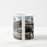 WWII Luftwaffe GrundCrew + ME-110 Kaffee Tasse