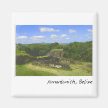 Xunantunich Mayaruine in Belize Kühlschrankmagnete