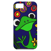 XW-, Volkskunst-Frosch-Entwurf iPhone 5 Etui