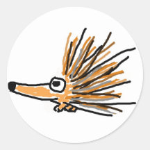 XX flippiges Stachelschwein Stickers