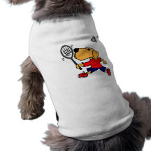 XX Labrador retriever, das Badminton spielt Haustier Tshirt