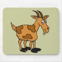 XX lustige Cartoon-Ziege Mousepad