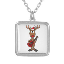XX Rudolph Rendeer, der Gitarre spielt Amuletten