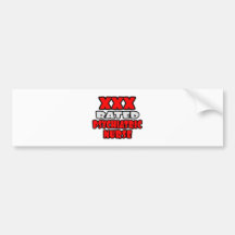 XXX bewertete psychiatrische Krankenschwester Autosticker