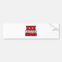 XXX bewerteter Inder Auto Sticker
