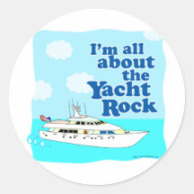 Yacht-Felsen Aufkleber