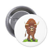 Yak Brown Anstecknadel