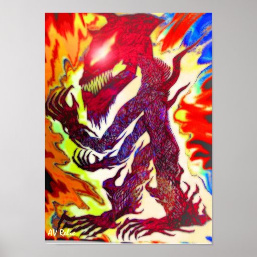 Yamahachi Wolf Poster