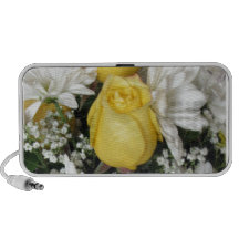 Yellow Rose white daisies Mp3 Speakers