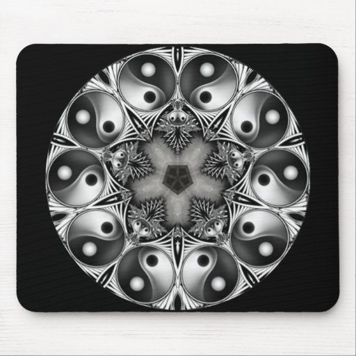 Yin und Yang Mousepad