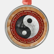Yin und Yang Ornamente