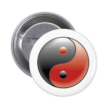 Yin Yang ~ chinesische Taoismus-Philosophie Buttons