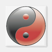 Yin Yang ~ chinesische Taoismus-Philosophie Kühlschrankmagnete
