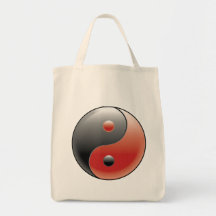 Yin Yang ~ chinesische Taoismus-Philosophie Einkaufstasche