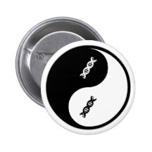 Yin Yang Genetik Anstecknadel