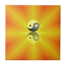 Yin Yang Keramikkachel