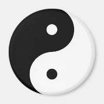 Yin Yang Kühlschrankmagnete