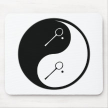 Yin Yang Kürbis Mauspads