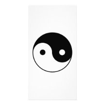 Yin-Yang Symbol Photo Greeting Card