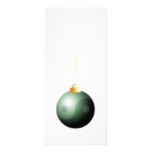 Yin Yang Weihnachtsball Vollfarbige Werbekarte