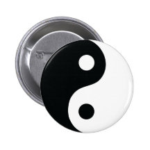 Ying und Yang-Ikone Anstecknadel