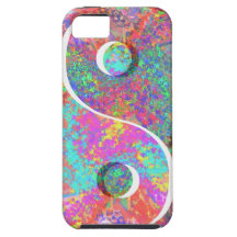 YinYANG Regenbogen-Wellen - Yin Yang Balance iPhone 5 Hülle