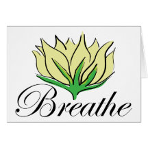 Yoga atmet Geschenk Grußkarten