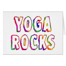 Yoga-Felsen Karten