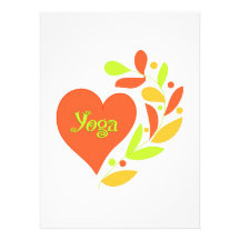 Yoga-Herz Einladungen