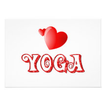 Yoga-Herzen Individuelle Ankündigungen